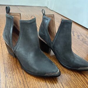 Jeffery Campbell Black Ankle Boots